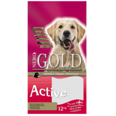 Nero Gold Adult Active для Активных собак: Курица и рис 